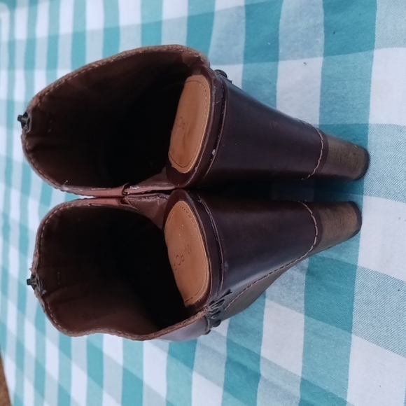 Marc Fisher Leather Zippered Clogs - Picture 4 of 6